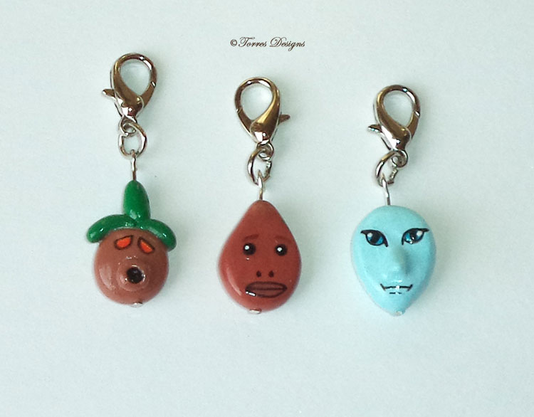 Handmade Deku Goron Zora Charms Majora's Mask