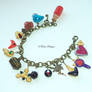 Zelda OoT Charm Bracelet Antique Gold Handmade