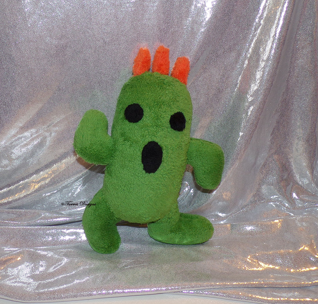 Minky Plush Cactuar Final Fantasy Doll Handmade by TorresDesigns on DeviantArt Minky Plush Cactuar Final Fantasy Doll Handmade by TorresDesigns on DeviantArt