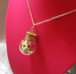 Littlest Pet Shop Snail In Bottle Necklace Custom