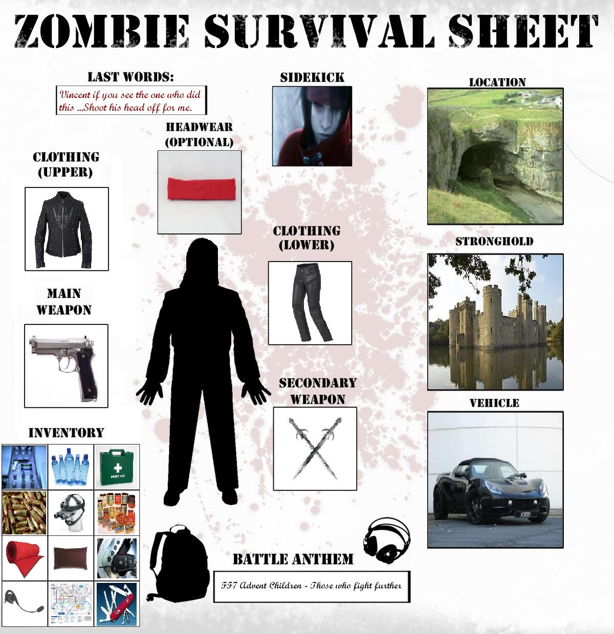 Survival Sheet