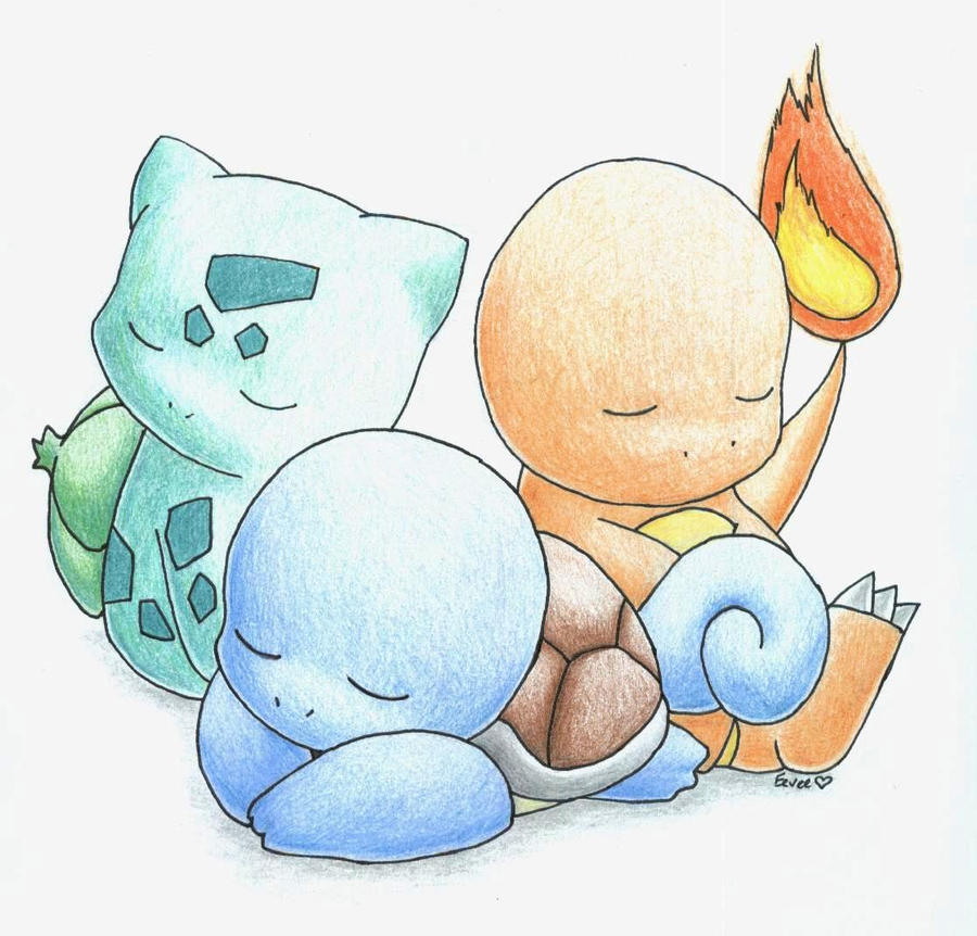 The Three Original Starters by Togechu on DeviantArt
