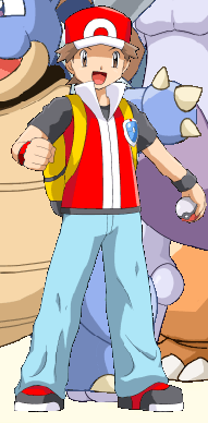 Trainer Red by pluehunter on deviantART  Pokemon red, Pokemon trainer red,  Pokemon