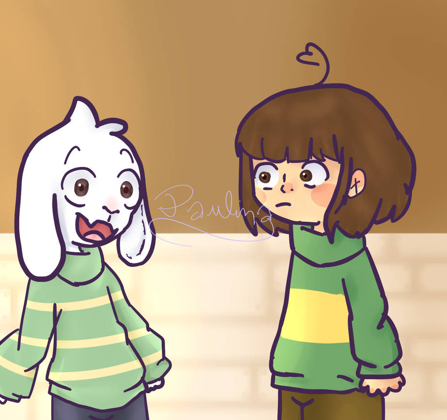 Asriel And Chara by ILoveCHOCOLATEAAA on DeviantArt