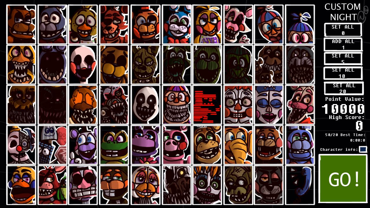 Fnaf U C N Challenge Kinda Old Draw By Thenothingmonster On Deviantart