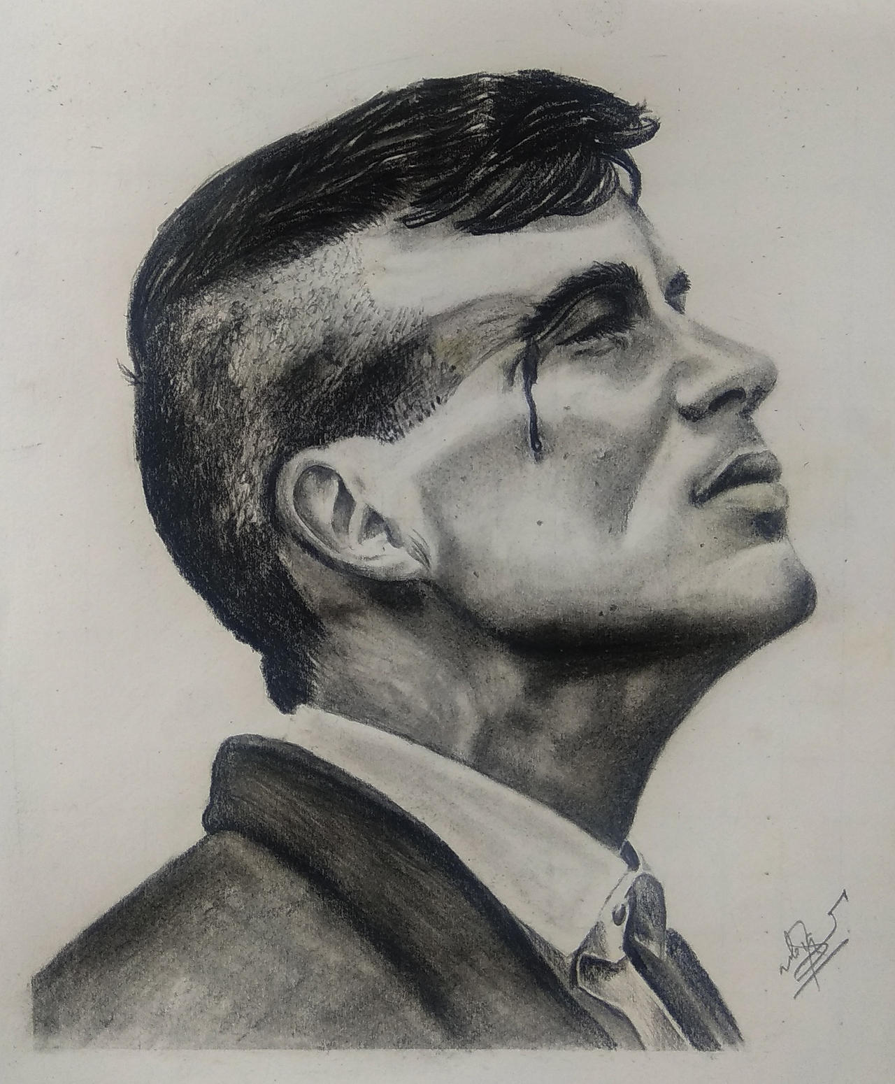 Thomas shelby Pencil Drawing by ArtifiedBtech on DeviantArt