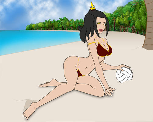 Azula at the beach