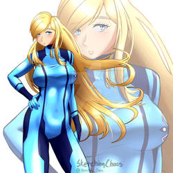 Hair Down Samus