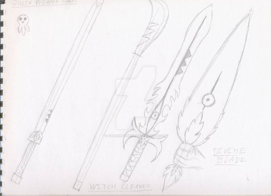 Sketch - Julia's Weapon Forms