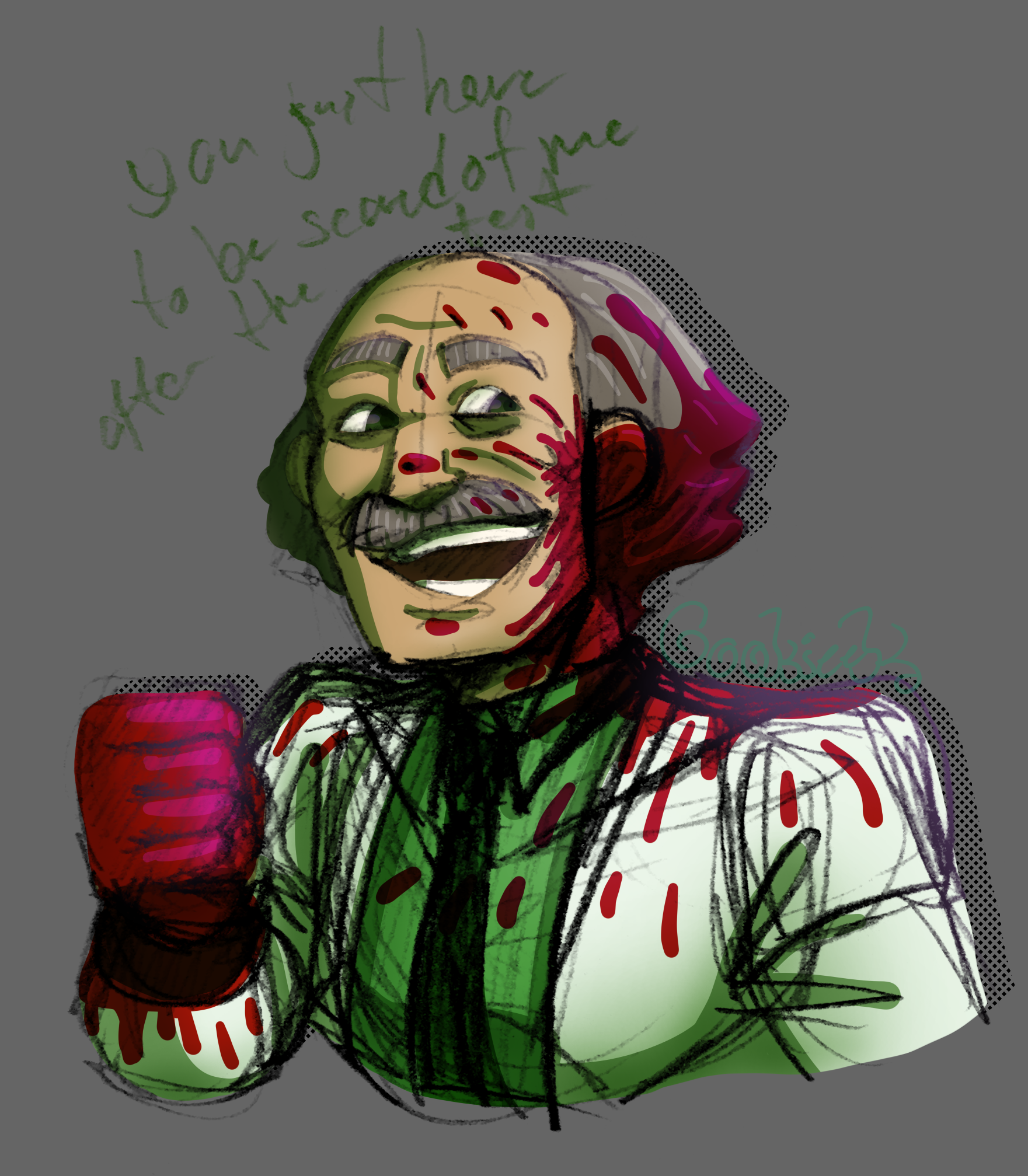Coloured sketch: Dr. Coomer by kittyface18 on DeviantArt