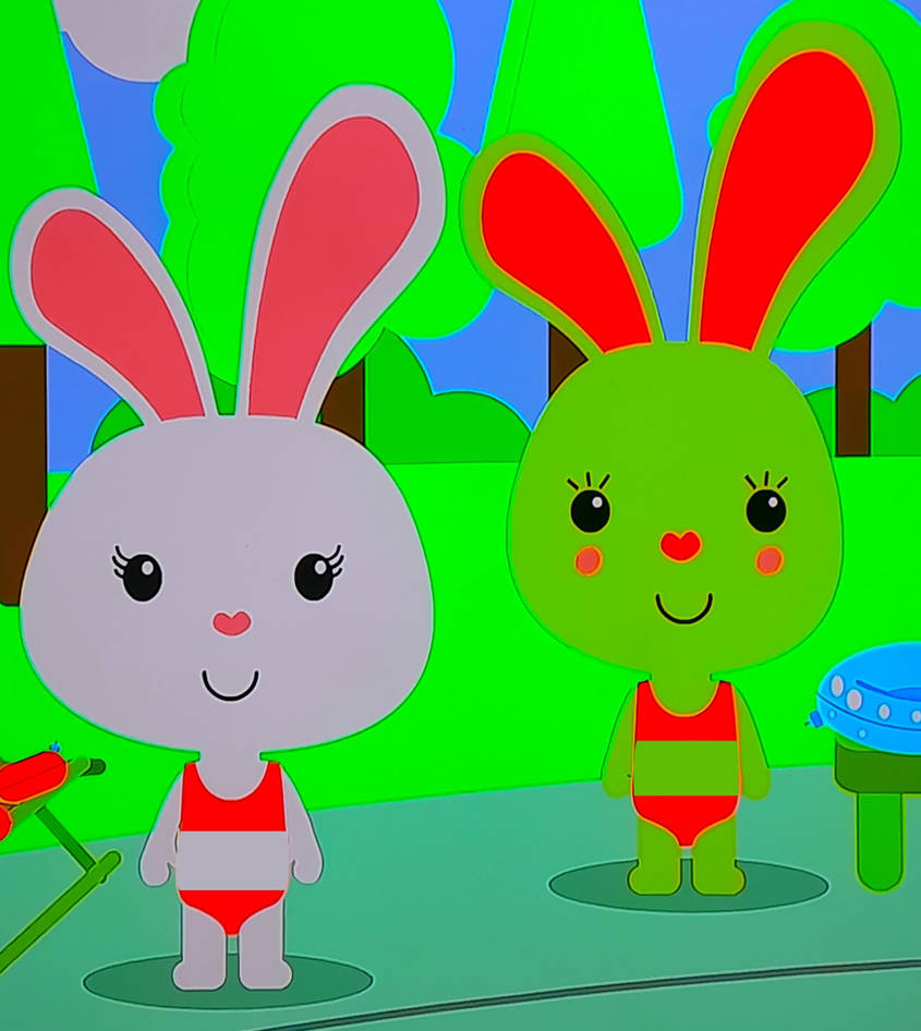 Valeri Rabbit Vale the Rabbit and Vega the Rabbit in bikinis. by LucasSantander on ...