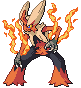 Mega blaziken sprite (better version)