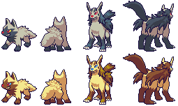 pokemon E: poochyena mightyena