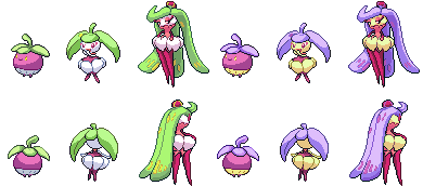 Bounsweet Steenee Tsareena sprite (Update)