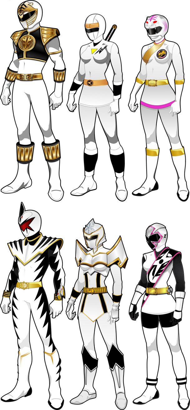 White Rangers by autisim-man on DeviantArt