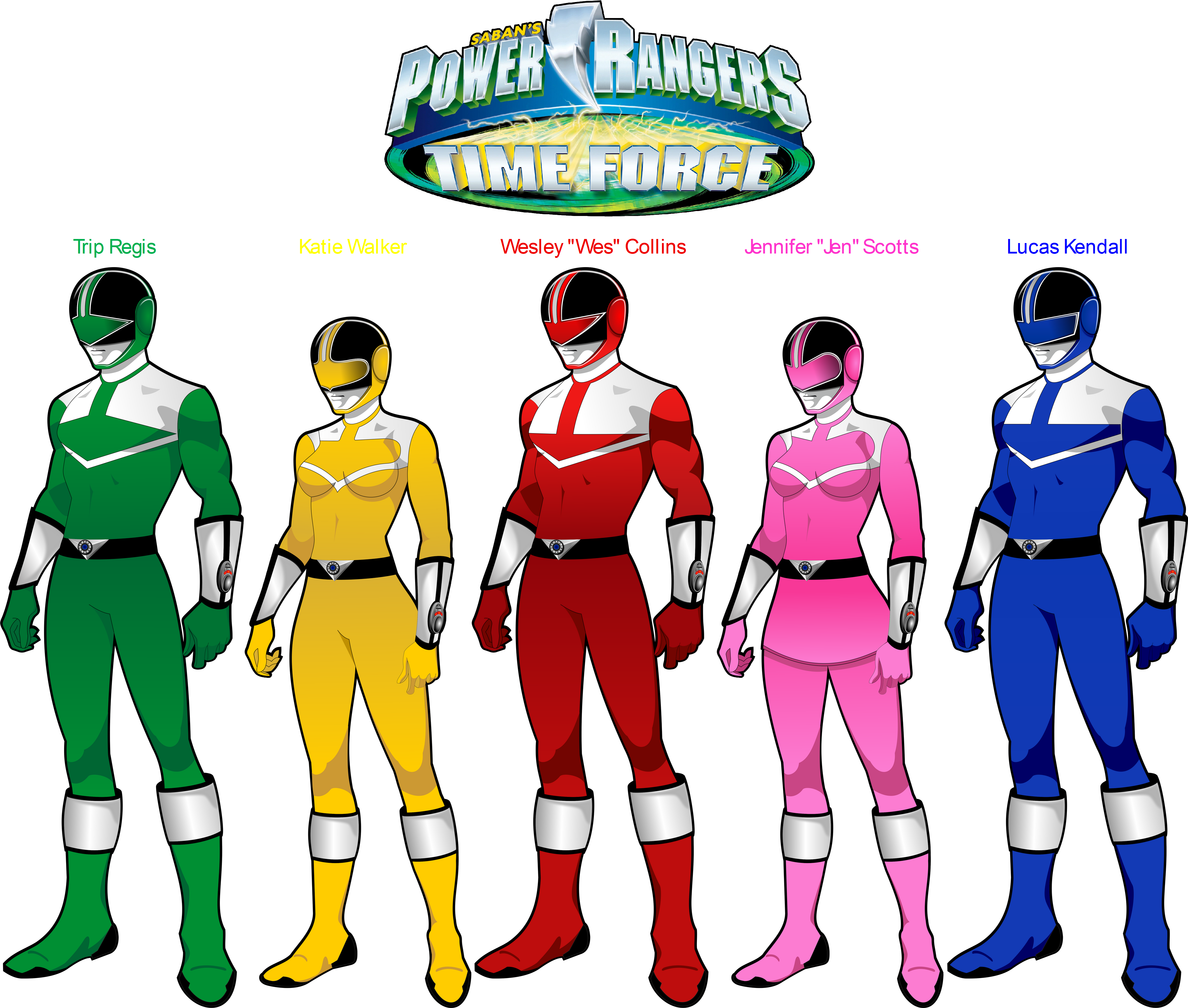 Time Force Id Power Rangers Power Rangers Time Force by autisim-man on DeviantArt