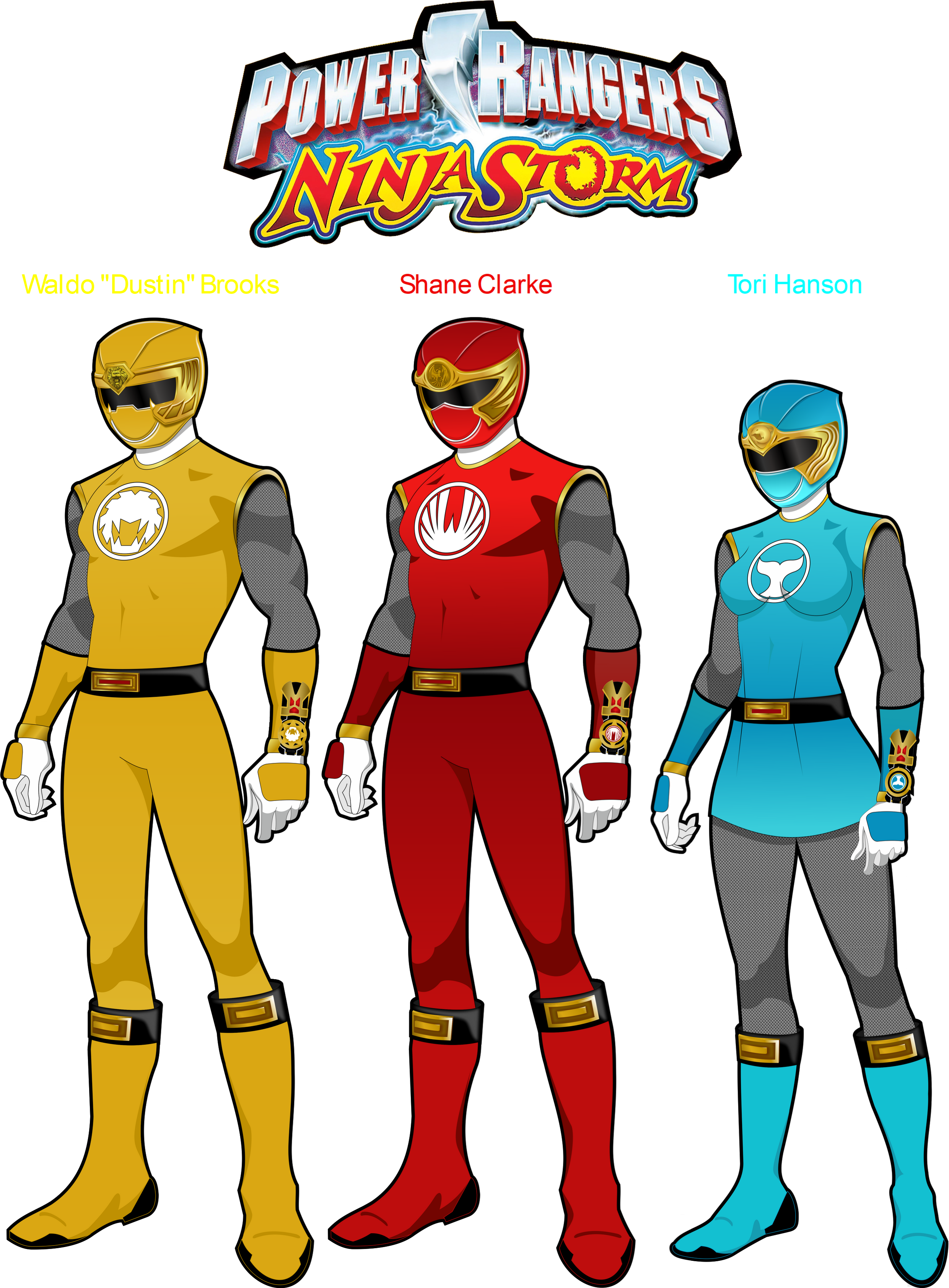 Power Ranger Roster Ninja Power Rangers Ninja Storm by autisim-man on DeviantArt