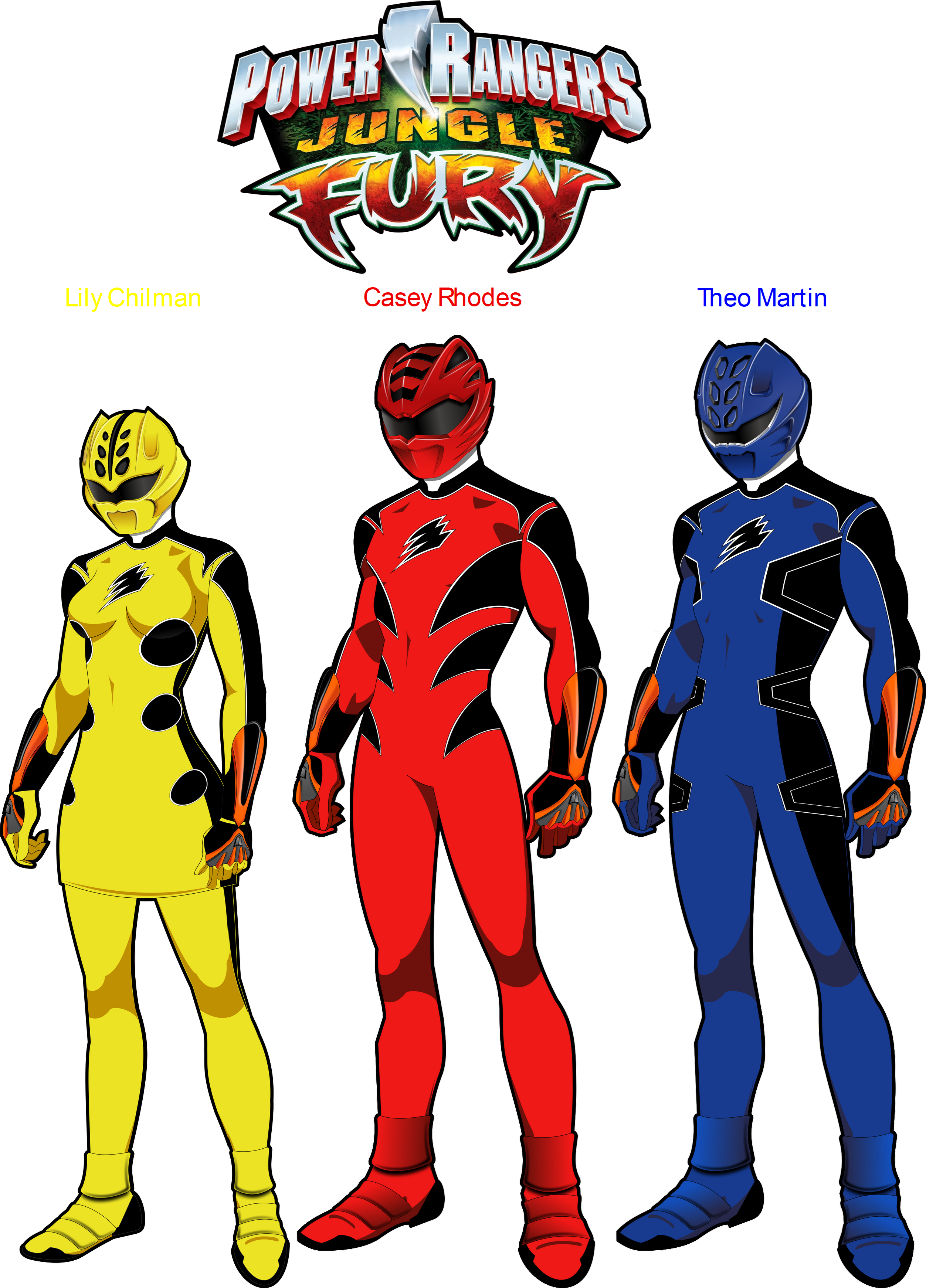 Jungle Ranger Cartoon Power Rangers Jungle Fury by autisim-man on DeviantArt