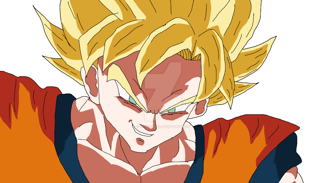 Shintani Shintani Goku Super Saiyan Redraw by Tashiedo119 on DeviantArt