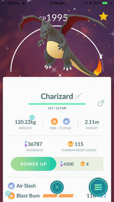 Pokemon GO Moment-Shiny Charizard!!!