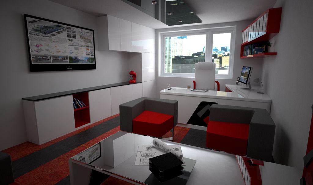 Interior design Office II by FUFFY24 on DeviantArt