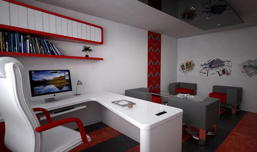 Interior design Office III by FUFFY24 on DeviantArt