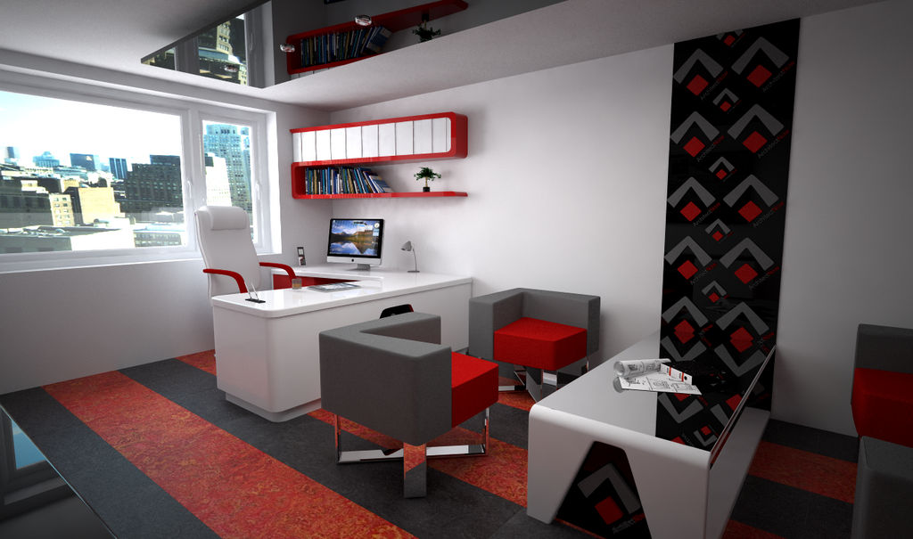 Interior design Office IV by FUFFY24 on DeviantArt