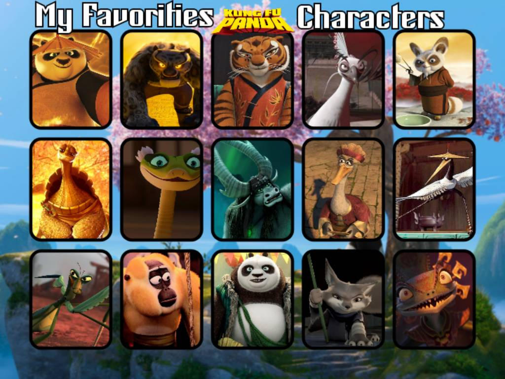 Kung Fu Panda Characters Names Kung Fu Panda 4 Voice Cast & Character