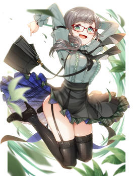 Kurumi Hinamizawa, the glasses girl