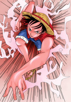 Go Luffy! Second Gear!