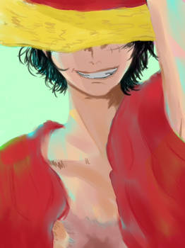 Colorized luffy