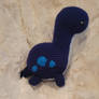 Dark Blue Brontosaurus