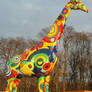 Colorful Giraffe I