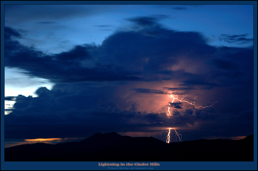 Lightning in the Cinder Hills