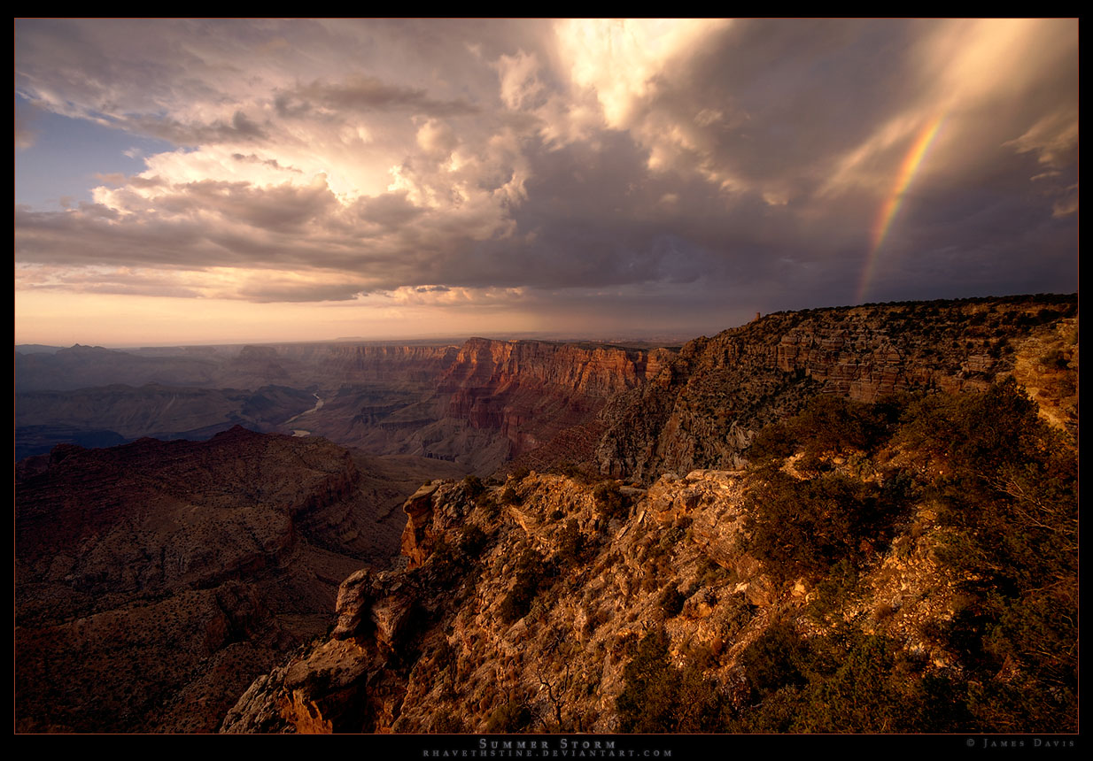 Summer Storm - Grand Canyon