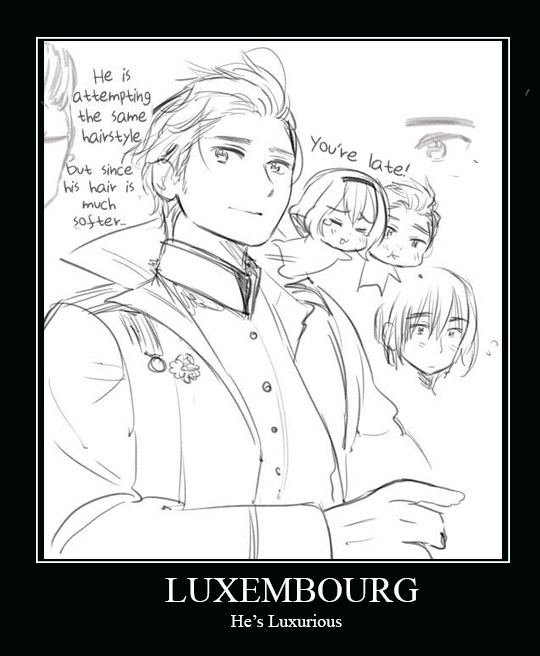 Hetalia Luxembourg Motivational Poster