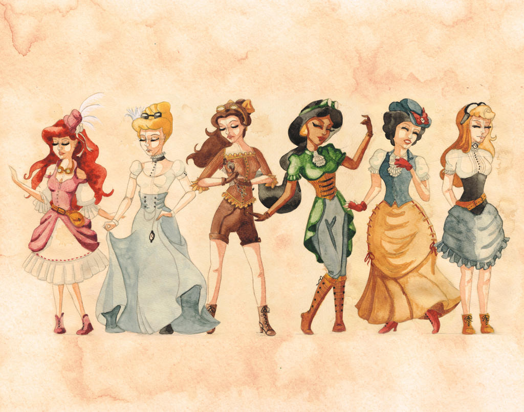 Series 1 Steampunk Disney Princesses By Sasha On Deviantart Series 1 Steampunk Disney Princesses By Sasha On Deviantart