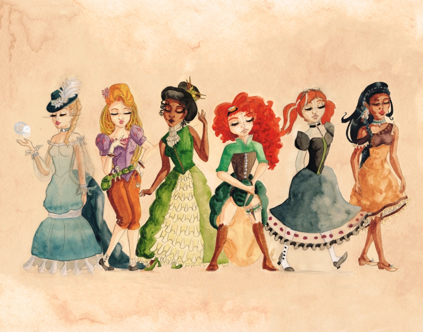 Series 2 Steampunk Disney Princesses