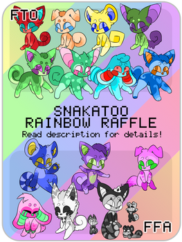 CLOSED | Snakatoo Rainbow Raffle!