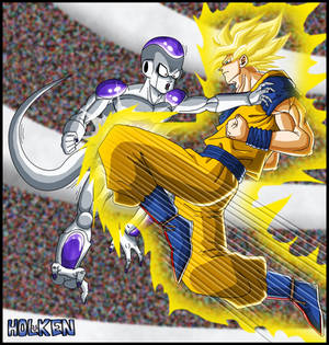 -DBM- Freeza VS Son Goku