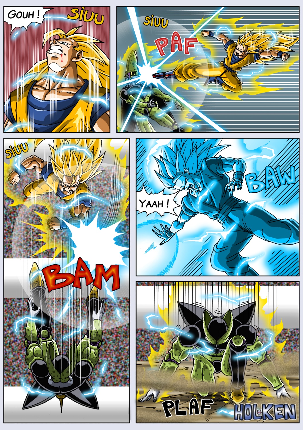 DBM- Goku VS Cell page 02 by DBZwarrior on DeviantArt