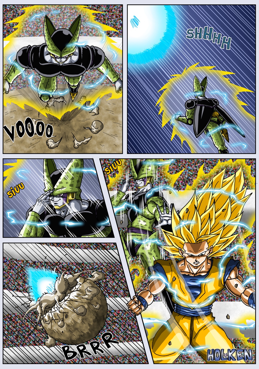 DBM- Goku VS Cell page 03 by DBZwarrior on DeviantArt