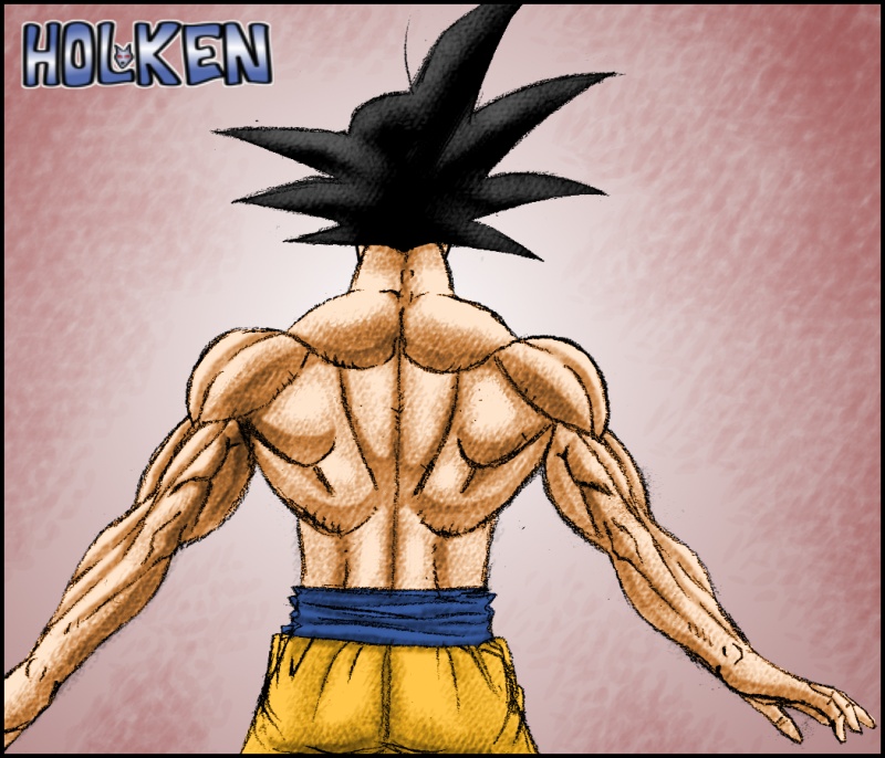 Goku back muscle by DBZwarrior on DeviantArt Goku back muscle by DBZwarrior on DeviantArt
