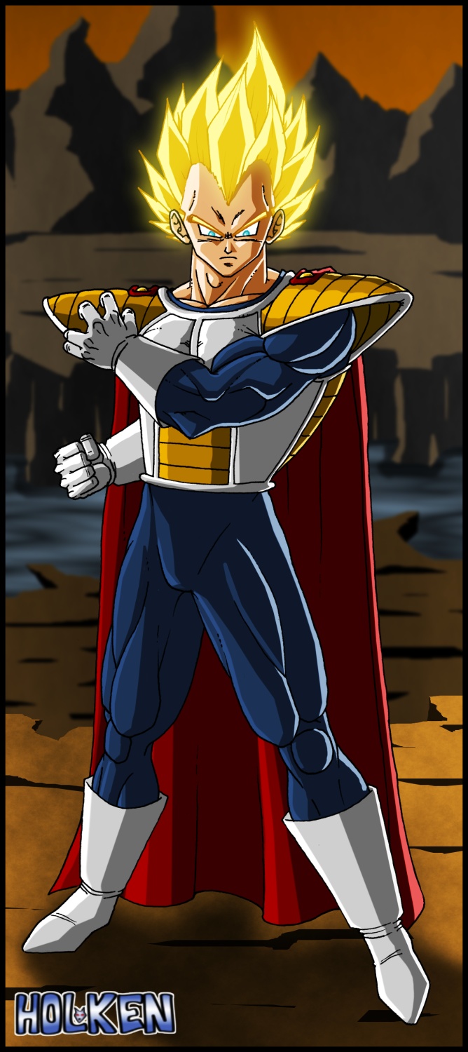 ssj2 Vegeta U13 by Blood-Splach on DeviantArt