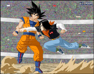 -DBM- goku VS android 17 -V2-