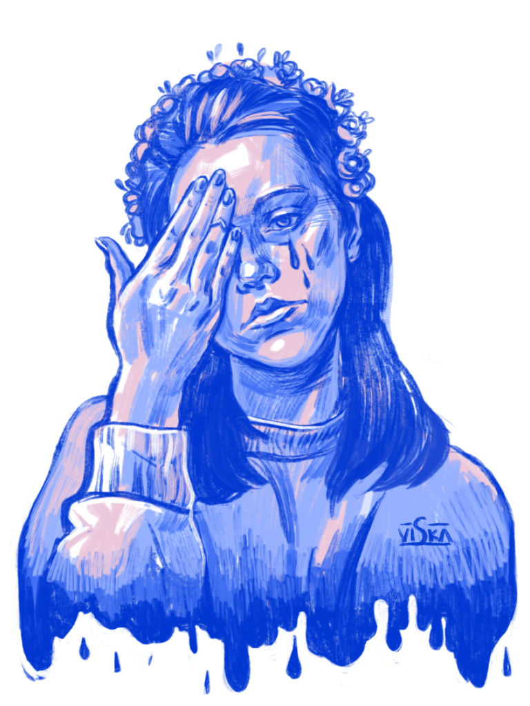 The Sadness overflow by visSska on DeviantArt