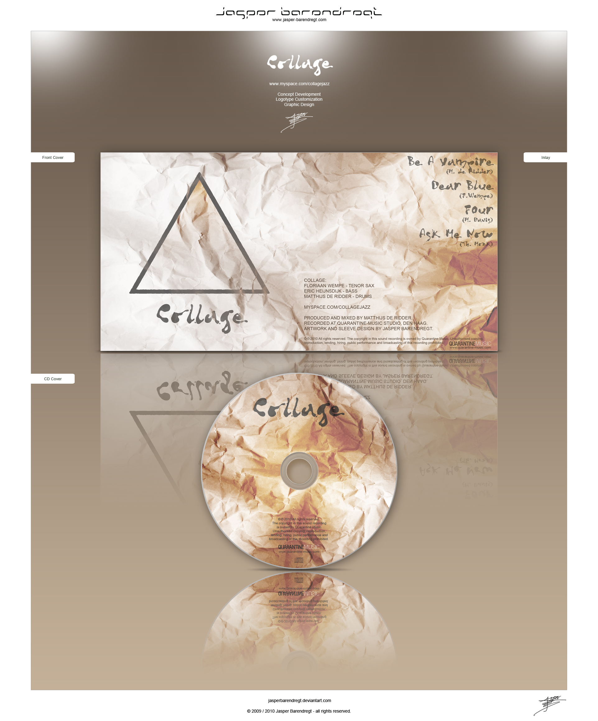 Collage PROMO CD DESIGN by JasperBarendregt
