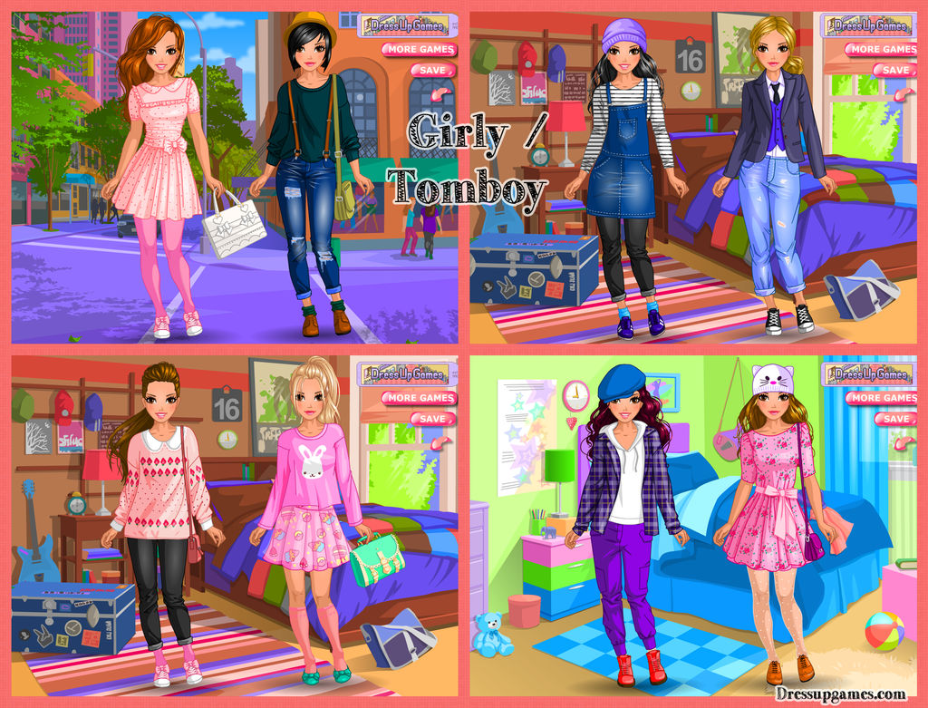 Girly and tomboy dress up game by on DeviantArt