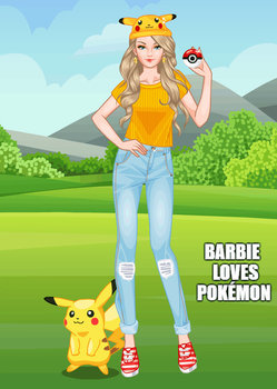 Barbie loves Pokemon