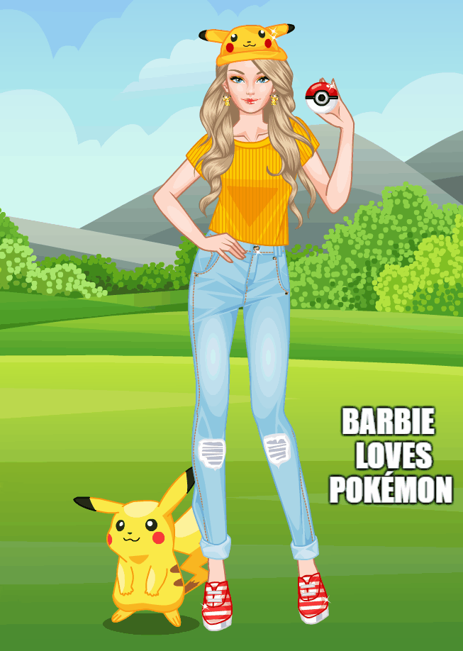 Barbie pikachu online